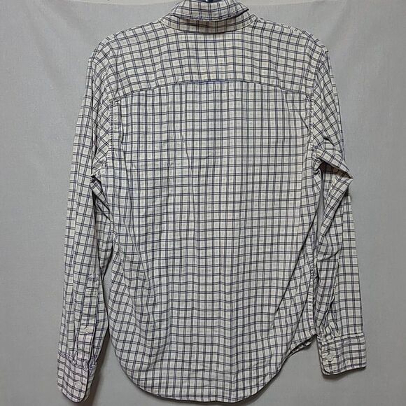 Abercrombie and Fitch Mens Long Sleeve Button Down Shirt Size Small Yellow Plaid - Picture 4 of 12